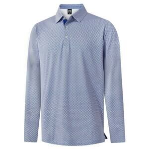 GENTS BLISS Men Polo Shirts Long Sleeve Golf Shirt